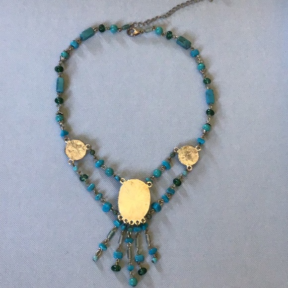 Turquoise Howlite Necklace - Picture 3 of 3